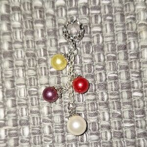 Elegant Multi-Color Pearl Drop Earrings
